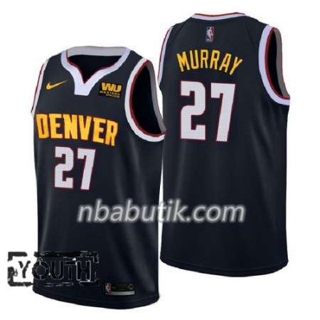 NBA Børn Trøje Denver Nuggets Jamal Murray 27 2018-2019 Nike Navy Swingman NBA Børn Trøje Denver Nuggets Jamal Murray 27 2018-2019 Nike Navy Swingman